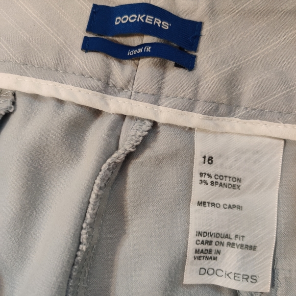Dockers Capri Dress Blue Pant Women's 16 - Picture 6 of 11